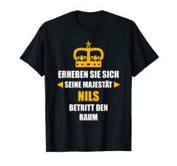 Herren NILS TShirt Vorname Name Spruch Lustig Majestät T-Shirt von Vornamen Designs & Lustige Namen Motive