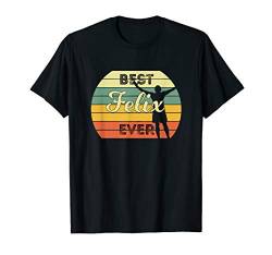 Best Felix Ever - Personalisiertes Geschenk zum Geburtstag T-Shirt von Vornamen Retro Geschenke und Designs