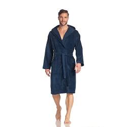 Vossen Damen Bademantel Texas, Einfarbig, Blau (winternight 476), XL (50-56) von Vossen