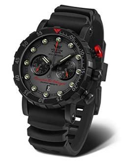 Vostok Europe Herren-Chronograph Benediktas Vanagas Black Edition IV VK64-571J431 von Vostok Europe