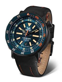 Vostok Europe Herrenuhr Automatik Lunokhod 2 mit petrolfarbenem Band NH35A-620C633 von Vostok Europe