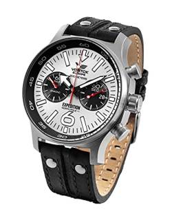 Vostok Europe Herrenuhr Expedition Nordpol 1 Chronograph mit Lederband 595A642 von Vostok Europe