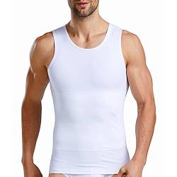 Vphancy Shapewear Unterhemd Herren, Bauchweg Herren, Body Shaper Tank Top Ärmellos Kompressionsshirt, Funktionsunterhemd Schlanke Unterwäsche für Männer von Vphancy