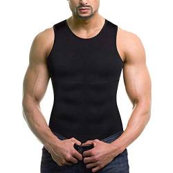 Vphancy Shapewear Unterhemd Herren, Bauchweg Herren, Body Shaper Tank Top Ärmellos Kompressionsshirt, Funktionsunterhemd Schlanke Unterwäsche für Männer von Vphancy