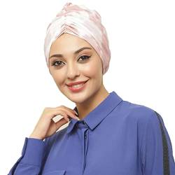 Muslimische Abayas Hijabs Unterkappe für Damen, islamisches Kleid, Knister-Turban-Kopftuch, Schal von Vsadsau
