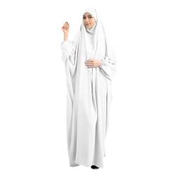 Vsadsau Frauen Muslimisches Hijab Abaya Kleid Eid Gebet Lang Full Cover Ramadan Kleid Islamisches Tuch, 1, Einheitsgröße von Vsadsau