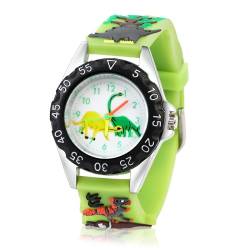 Vspek Children's Analogue Quartz Watch, Dinosaurier Cartoon Watch for Girls - Electronic Toddler Light Glowing Watch, Best Gifts for Girls Age 3-10 von Vspek