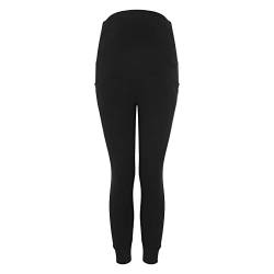 Vuncio Umstandsleggings Thermo Winter Schwangerschaftshosen Leggings Erweiterung Hohe Taille Umstandsmode Leggings High Waist Warm Sport Große Größen Schwangerschaft Umstandshose (BK1, XL) von Vuncio