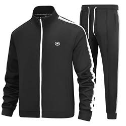 W JIANWANG Herren Jogginganzug Trainingsanzug Sportanzug Fußball Sporthose für Gym Tracksuit Atmungsaktiv Hausanzug JW-3600-M von W JIANWANG