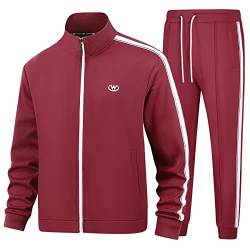 W JIANWANG Herren Jogginganzug Trainingsanzug Sportanzug Fußball Sporthose für Gym Tracksuit Atmungsaktiv Hausanzug JW-3603-S von W JIANWANG