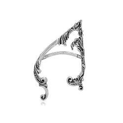 W WEILIRIAN Gothic Elf Manschette Ohrring Elfen Fee Manschette Wrap Ohrring Silber Elf Kontur Ohrring Elfen Knorpel Manschette Ohrring Cosplay Halloween Ohrring Schmuck für Mädchen Geschenke (Richtig) von W WEILIRIAN