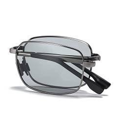 WAITLOVER 1 stücke Gefaltete Brille Für Frauen Männer Rahmen Falten Sonnenbrille Neue Quadratische Brillen Ins Mode Vintage Beliebte Sonnenbrille E8W4 Weibliche, Schwarz , Foldable von WAITLOVER
