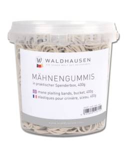 WALDHAUSEN Mähnengummis im Eimer, 400 g 400 g, weiß von WALDHAUSEN