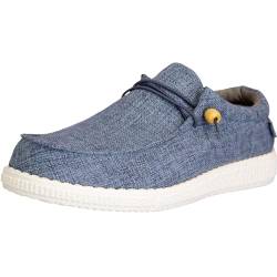 WALK IN PITAS Canvas Stoffschuhe Sneaker (Azul, EU Schuhgrößensystem, Erwachsene, Numerisch, M, 44) von WALK IN PITAS