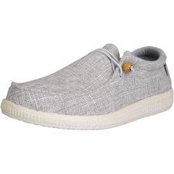 WALK IN PITAS Canvas Stoffschuhe Sneaker (gris, EU Schuhgrößensystem, Erwachsene, Numerisch, M, 42) von WALK IN PITAS