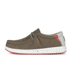 WALK IN PITAS Nias Herrenmokassins | Freizeitschuhe | Sommerschuhe | lässige und bequeme Herrenschuhe | PITAS Herrenschuhe, Camel, 44 EU von WALK IN PITAS