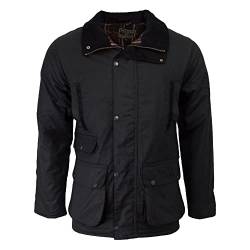 WALKER AND HAWKES Hawthorn - Herren Wachsjacke - leichte Wattierung von WALKER AND HAWKES