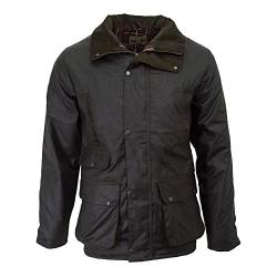 WALKER AND HAWKES Hawthorn - Herren Wachsjacke - leichte Wattierung von WALKER AND HAWKES