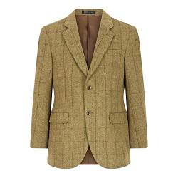 WALKER AND HAWKES Herren Country-Blazer - Klassische Jacke aus Windsor-Tweed - Helles Salbeigrün - Größe EU 58 (UK 48) von WALKER AND HAWKES