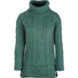 WALKER AND HAWKES Whitemore - Damen Pullover aus Merinowolle - Salbeigrün - L von WALKER AND HAWKES