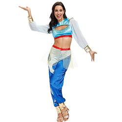 Erotik Wäsche Erwachsene Spielen Aladdin Zauberlampe Prinzessin Cosplay Kostüm Indische Tänzerin Kostüm-A_M von WANFJ