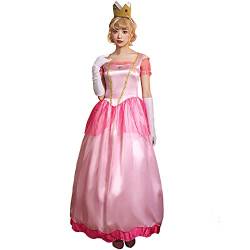 Prinzessin Kostüm Damen Lang Fasching Karneval Cosplay Partykleid Halloween-Kleider Mittelalterliche Kleidung with Kopfbedeckung und Handschuhe Gutschein Angebote meine bestellungen anzeigen von WANGTIANXUE