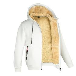 Sweatjacke Damen Zip Hoodie Fleecejacke Winterjacke Herbst Winter Warm Plüschjacke Pullover mit Kapuze Comfy Arktischer Samt Übergangsjacke Outwear Strickjacke Große Größen Gutschein Angebote von WANGTIANXUE