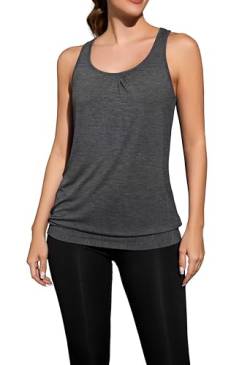 WANGZHI Damen Tank Top Ärmellose Sommer Tops Rundhals Oberteile von WANGZHI