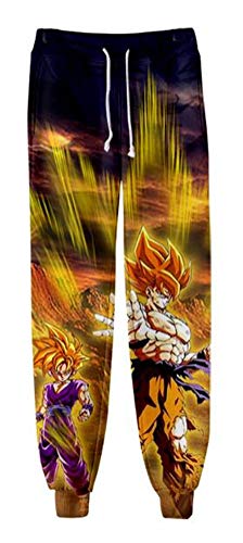 WANHONGYUE Anime Dragon Ball Son Goku 3D Gedruckt Sweatpants Jogginghose Cosplay Kostüm Sporthosen Trousers Trainingsanzug 1163/12 L von WANHONGYUE