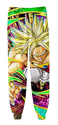 WANHONGYUE Anime Dragon Ball Son Goku 3D Gedruckt Sweatpants Jogginghose Cosplay Kostüm Sporthosen Trousers Trainingsanzug 1163/4 M von WANHONGYUE