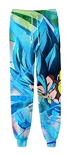 WANHONGYUE Anime Dragon Ball Son Goku 3D Gedruckt Sweatpants Jogginghose Cosplay Kostüm Sporthosen Trousers Trainingsanzug 1163/6 XL von WANHONGYUE