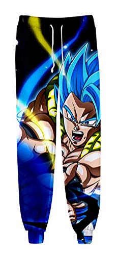 WANHONGYUE Anime Dragon Ball Son Goku 3D Gedruckt Sweatpants Jogginghose Cosplay Kostüm Sporthosen Trousers Trainingsanzug 1163/8 2XL von WANHONGYUE