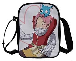 WANHONGYUE Anime Fairy Tail Umhängetasche Schultertasche Herren Damen Shoulder Messenger Bags Small Handtasche Sport Reise Tasche 1049/20 von WANHONGYUE