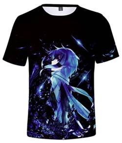 WANHONGYUE Anime Sword Art Online SAO 3D Druck T-Shirt Herren Damen Crew Neck Top Sommer Kurzarm Pullover Tee Shirt 498/16 M von WANHONGYUE
