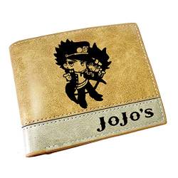 WANHONGYUE JoJo's Bizarre Adventure Anime Kunstleder Geldbörse Kurze Brieftasche Bifold Kartenhüllen Herrenbörse / 7 von WANHONGYUE
