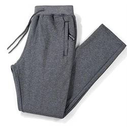 WANMN Frühling und Herbst Stretchhose Herren Freizeithose Herren Lose Große Jogginghose Mittleren Alters Gerade Hosen-D_Grey_5XL von WANMN