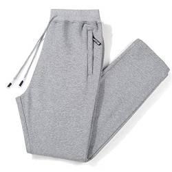 WANMN Frühling und Herbst Stretchhose Herren Freizeithose Herren Lose Große Jogginghose Mittleren Alters Gerade Hosen-L_Grey_4XL von WANMN