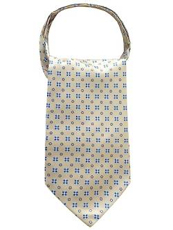 WANYING Herren Krawattenschal Ascotkrawatte Ascot Cravat Schal Cravat Ties Halstuch Classic Retro Schick für Gentleman - Ornament Muster Khaki von WANYING