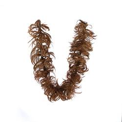 Bun Haarteile Messy Hair Bun Extensions 80 cm langes synthetisches, zerzaustes, flauschiges Haarknoten Wrap Around Scrunchies DIY lockiges langes Chignon-Haarteil Haarband for Frauen Brötchen-Haarteil von WAOCEO