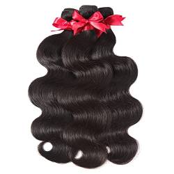 Human Hair Bundles Brasilianische Körperwellenbündel mit Verschluss 5x5 Spitzenverschluss 8-40 Zoll Wasserwelle Menschenhaar-Gewebe-Bündel und Verschluss Frontal-Doppelschuss human hair weave (Size : von WAOCEO