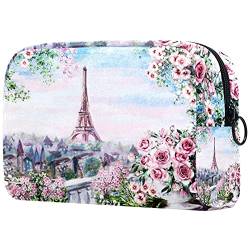 Pariser Eiffelturm Kosmetiktasche Reise Kulturbeutel Make-Up Tasche Für Lady von WARMFM