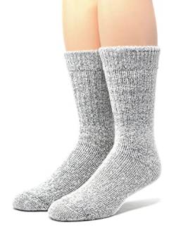 WARRIOR ALPACA SOCKS - Unisex Toasty Toes Ultimate Alpaka Socken für Damen und Herren, Weiße Asche, Large von WARRIOR ALPACA SOCKS