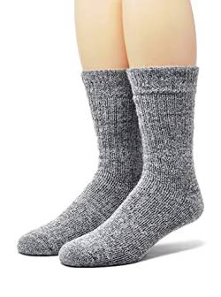 WARRIOR ALPACA SOCKS - Unisex Toasty Toes Ultimate Alpaka Socken für Damen und Herren, Grau meliert, Small von WARRIOR ALPACA SOCKS
