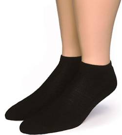 Warrior Alpaca Socks - Herren Socken "No Show" Komfort Alpakawolle - Schwarz (Medium) von WARRIOR ALPACA SOCKS