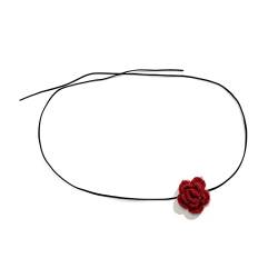 WATERBELINE Gürtelkette, elegante Rose Blume Taille Bauchgürtel Kette Frauen Sommer verstellbares Seil Körperschmuck Ehezubehör von WATERBELINE