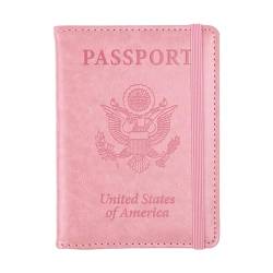 WATERBELINE Reisepasstasche,multifunktionale Reisepass-Geldbörse,stilvolle und langlebige PU-Reisepasshüllen,stilvolle Organizer für Internationale Reisen von WATERBELINE