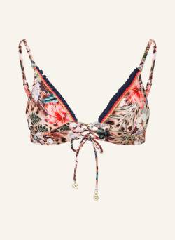 Watercult Bralette-Bikini-Top Leo Allures braun von WATERCULT