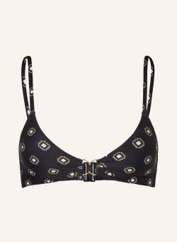 Watercult Bralette-Bikini-Top Tiles Craft schwarz von WATERCULT