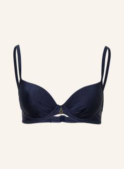 Watercult Bügel-Bikini-Top Makramé Love blau von WATERCULT