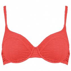 Watercult - Women's Bikini Top Solid Crush 3 - Bikini-Top Gr 36 - Cup C rot von WATERCULT